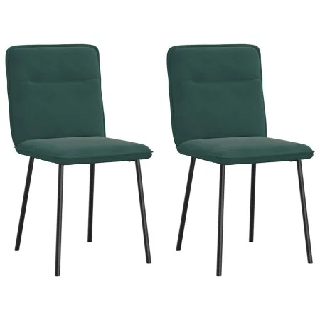 Sillas de comedor 2 unidades terciopelo verde oscuro by , dining chairs - Ref: Foro24-4101211, Price: 85,96 €, Discount: %