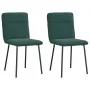 Sillas de comedor 2 unidades terciopelo verde oscuro by , dining chairs - Ref: Foro24-4101211, Price: 85,96 €, Discount: %