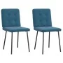 Sillas de comedor 2 unidades terciopelo azul von , Essstühle - Ref: Foro24-4101067, Preis: 82,29 €, Rabatt: %