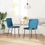 Sillas de comedor 2 unidades terciopelo azul von , Essstühle - Ref: Foro24-4101067, Preis: 82,29 €, Rabatt: %