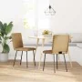 Sillas de comedor 2 unidades terciopelo marrón by , dining chairs - Ref: Foro24-4101065, Price: 82,04 €, Discount: %