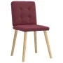 Sillas de comedor 2 unidades tela rojo tinto by , dining chairs - Ref: Foro24-4101071, Price: 100,58 €, Discount: %