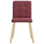 Sillas de comedor 2 unidades tela rojo tinto by , dining chairs - Ref: Foro24-4101071, Price: 100,58 €, Discount: %