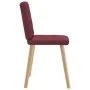 Sillas de comedor 2 unidades tela rojo tinto by , dining chairs - Ref: Foro24-4101071, Price: 100,58 €, Discount: %