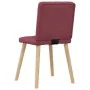 Sillas de comedor 2 unidades tela rojo tinto by , dining chairs - Ref: Foro24-4101071, Price: 100,58 €, Discount: %