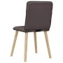 Sillas de comedor 2 unidades tela marrón oscuro von , Essstühle - Ref: Foro24-4101224, Preis: 104,31 €, Rabatt: %