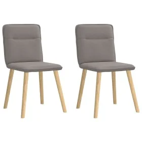 Sillas de comedor 2 unidades tela gris taupé by , dining chairs - Ref: Foro24-4101226, Price: 104,31 €, Discount: %