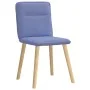 Sillas de comedor 2 uds tela azul jeans de , Sillas de comedor - Ref: Foro24-4101230, Precio: 104,31 €, Descuento: %