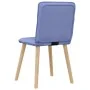 Sillas de comedor 2 uds tela azul jeans de , Sillas de comedor - Ref: Foro24-4101230, Precio: 104,31 €, Descuento: %