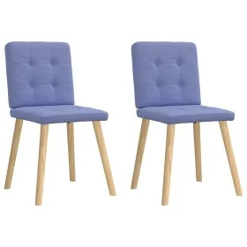 Sillas de comedor 2 uds tela azul jeans by , dining chairs - Ref: Foro24-4101078, Price: 100,58 €, Discount: %