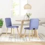 Sillas de comedor 2 uds tela azul jeans | Tu tienda online para hogar, jardín y más Foro24.es