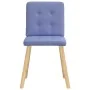 Sillas de comedor 2 uds tela azul jeans | Tu tienda online para hogar, jardín y más Foro24.es