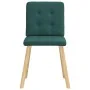 Sillas de comedor 2 unidades tela verde oscuro by , dining chairs - Ref: Foro24-4101073, Price: 100,58 €, Discount: %