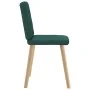 Sillas de comedor 2 unidades tela verde oscuro by , dining chairs - Ref: Foro24-4101073, Price: 100,58 €, Discount: %