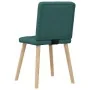 Sillas de comedor 2 unidades tela verde oscuro by , dining chairs - Ref: Foro24-4101073, Price: 100,58 €, Discount: %