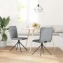 Sillas de comedor giratorias 2 unidades tela gris claro by , dining chairs - Ref: Foro24-4101232, Price: 104,25 €, Discount: %