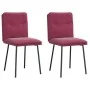 Sillas de comedor 2 unidades terciopelo rojo tinto von , Essstühle - Ref: Foro24-4101314, Preis: 87,82 €, Rabatt: %