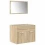 Juego de muebles de baño 4 pzas contrachapada roble Sonoma by , Bathroom furniture - Ref: Foro24-3325024, Price: 242,94 €, Di...