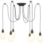 Lámpara colgante con 6 portalámparas E27 metal negro von , Lampen - Ref: Foro24-4103455, Preis: 42,98 €, Rabatt: %