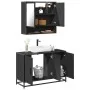 Juego de muebles de baño 2 pzas madera contrachapada negro by , Bathroom furniture - Ref: Foro24-3300920, Price: 165,96 €, Di...