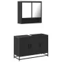 Juego de muebles de baño 2 pzas madera contrachapada negro by , Bathroom furniture - Ref: Foro24-3300920, Price: 165,96 €, Di...