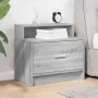 Mesilla de noche con cajón gris sonoma 51x31x47 cm by , Nightstands - Ref: Foro24-858678, Price: 45,52 €, Discount: %
