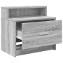 Mesilla de noche con cajón gris sonoma 51x31x47 cm by , Nightstands - Ref: Foro24-858678, Price: 45,52 €, Discount: %