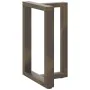 Patas mesa comedor forma T 2uds acero natural 50x35x(72-73)cm by , Table legs - Ref: Foro24-4013051, Price: 126,93 €, Discoun...