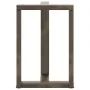Patas mesa comedor forma T 2uds acero natural 50x35x(72-73)cm by , Table legs - Ref: Foro24-4013051, Price: 126,93 €, Discoun...