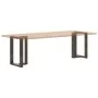 Patas mesa comedor forma T 2uds acero natural 50x35x(72-73)cm by , Table legs - Ref: Foro24-4013051, Price: 126,93 €, Discoun...
