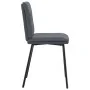 Sillas de comedor 2 unidades terciopelo gris oscuro de , Sillas de comedor - Ref: Foro24-4101245, Precio: 93,09 €, Descuento: %