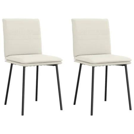 Sillas de comedor 2 unidades terciopelo crema by , dining chairs - Ref: Foro24-4101253, Price: 93,09 €, Discount: %