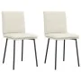 Sillas de comedor 2 unidades terciopelo crema by , dining chairs - Ref: Foro24-4101253, Price: 93,09 €, Discount: %