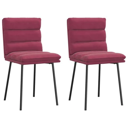 Sillas de comedor 2 unidades terciopelo rojo tinto von , Essstühle - Ref: Foro24-4101287, Preis: 94,83 €, Rabatt: %