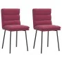 Sillas de comedor 2 unidades terciopelo rojo tinto von , Essstühle - Ref: Foro24-4101287, Preis: 94,83 €, Rabatt: %