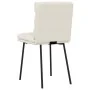Sillas de comedor 2 unidades terciopelo crema de , Sillas de comedor - Ref: Foro24-4101291, Precio: 94,97 €, Descuento: %