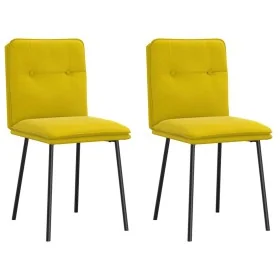 Sillas de comedor 2 unidades terciopelo amarillo von , Essstühle - Ref: Foro24-4101316, Preis: 87,82 €, Rabatt: %