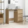 Escritorio de madera de ingeniería roble artisan 90x45x76 cm de , Escritorios - Ref: Foro24-861143, Precio: 106,17 €, Descuen...