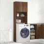 Armario de lavadora madera ingeniería roble marrón 64x24x190 cm von , Zubehör für Waschmaschinen und Trockner - Ref: Foro24-8...
