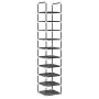 Zapatero 10 niveles negro 33x33x174 cm tejido no tejido by , Shoe racks and shoe organizers - Ref: Foro24-4100615, Price: 25,...