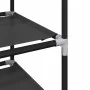 Zapatero 10 niveles negro 33x33x174 cm tejido no tejido by , Shoe racks and shoe organizers - Ref: Foro24-4100615, Price: 25,...