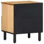 Mesitas de noche 2 uds madera maciza de mango marrón 40x33x46cm by , Nightstands - Ref: Foro24-4017727, Price: 109,84 €, Disc...
