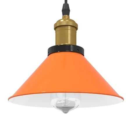 Lámpara colgante regulable altura E27 naranja brillante Ø 22cm von , Lampen - Ref: Foro24-4103448, Preis: 29,10 €, Rabatt: %