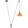 Lámpara colgante regulable altura E27 naranja brillante Ø 22cm von , Lampen - Ref: Foro24-4103448, Preis: 29,10 €, Rabatt: %