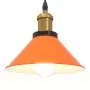 Lámpara colgante regulable altura E27 naranja brillante Ø 22cm von , Lampen - Ref: Foro24-4103448, Preis: 29,10 €, Rabatt: %