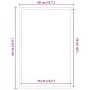 Felpudo gris antracita 40x60 cm de , Felpudos - Ref: Foro24-4105546, Precio: 11,47 €, Descuento: %