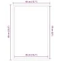 Felpudo marrón 40x60 cm by , Doormats - Ref: Foro24-4105623, Price: 11,39 €, Discount: %