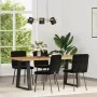 Sillas de comedor 4 unidades terciopelo negro de , Sillas de comedor - Ref: Foro24-3315163, Precio: 161,05 €, Descuento: %