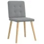 Sillas de comedor 4 unidades tela gris claro by , dining chairs - Ref: Foro24-3315168, Price: 193,14 €, Discount: %