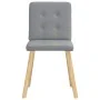 Sillas de comedor 4 unidades tela gris claro by , dining chairs - Ref: Foro24-3315168, Price: 193,14 €, Discount: %